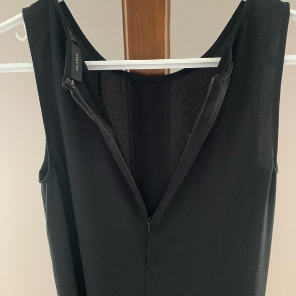 HALOGEN| Sleeveless Little Black Dress Mid Length | Nordstrom Sz XS - Picture 5 of 9